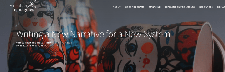 Writing a New Narrative for a New&nbsp;System